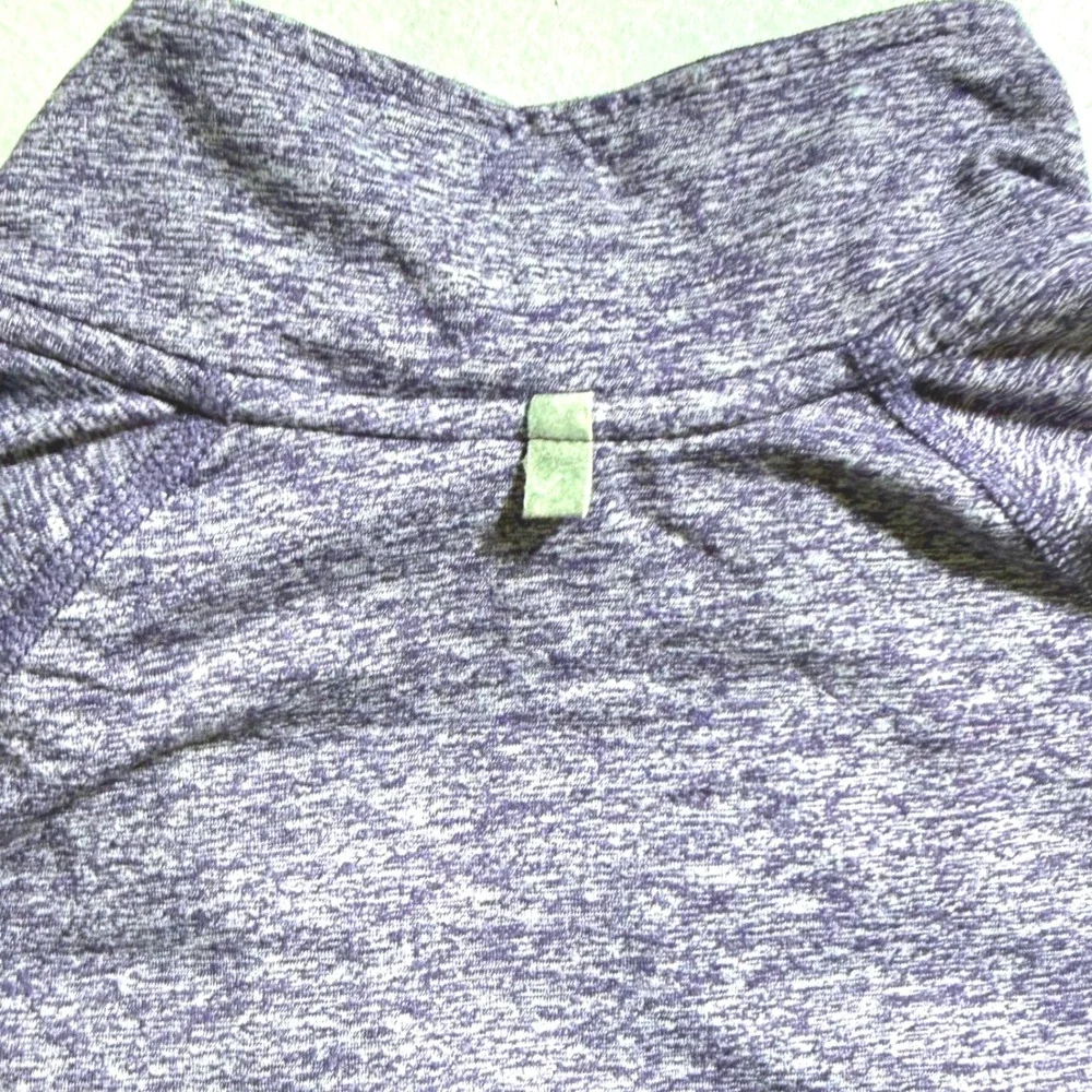 Nike 1/4 Zip Pullover‎ Womens Small Dri-FIT Thumbhole Heather Purple